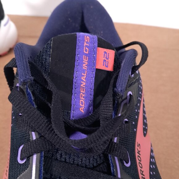 Brooks Adrenaline GTS 22 Athletic Shoes Women 8 D WIDE Black Running 1203531D080 - Picture 14 of 14